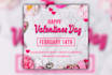 design valentine flyer within 24h