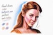 draw realistic ballpoint pen sketch or portrait by hand