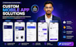build android ios mobile app with backend
