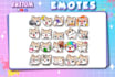 create chibi animal emotes for twitch discord kick in bulk for you
