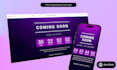 make an under construction coming soon page within 2hrs