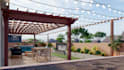 do landscape design, backyard design with 3d rendering as landscape architect