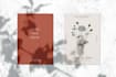 design a minimalist wedding invitation card