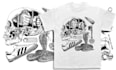 do detailed dark art illustration for merch and album