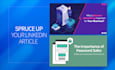 design you premium and professional linkedin article images
