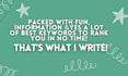 be an SEO article writer for lifestyle, mental health, fitness and pet blogs
