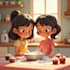 design 3d children book illustration and cover, children story book illustration