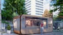 design 3d models and render of container designs, kiosks, and cafe shops