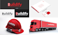 create a minimalist logo and brand identity with complete branding kit