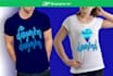 create all type of unique t shirt design