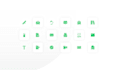 design custom vector icon set