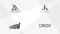 design 3 flat minimalist logo design