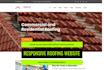 design converting roofing landing page and responsive roofing website