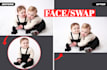 perfect face swap and face replacement in group and family photos