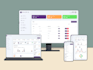create a custom web application and website
