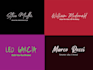 do creative and unique signature logo design