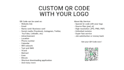create special qr code design with big logo
