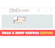 create drag and drop image design  svg, canvas editor