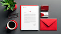 professional business card and letterhead for your company branding