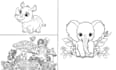 draw coloring book pages or books for children