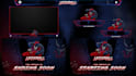 create custom animated full stream package, screens, twitch overlay, logo, alert