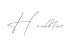luxury handwritten logo or signature