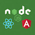 build node js backend apis and frontend in react or angular