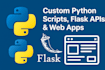 build python automation scripts, scraping bots and apis