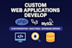 build or customize PHP web applications in laravel, codeigniter, mysql