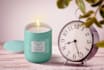 candle label design candle logo and 3d mockup