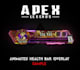 design apex legends animated  health bar overlay