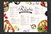 do eye catchy restaurant menu design