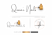do modern beauty spa eyelash and makeup cosmetic logo design