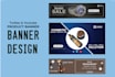 design a professional advertising banners, billboards
