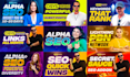 design attractive youtube thumbnail and thumbnail template