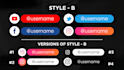 make modern social media lower thirds