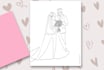 draw couple and wedding portrait drawing