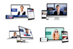 create a modern political campaign wordpress website or squarespace