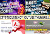 design cryptocurrency superhit youtube thumbnail
