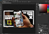 create modern material design youtube thumbnails
