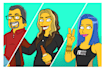 draw you in a simpson style