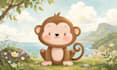 draw cute watercolor illustrations for children room