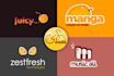 design your trendy creative business logo
