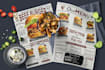 design restaurant menu, bar cafe menu, food menu