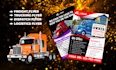 do truck dispatch freight broker flyer and marketing materials