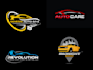 create modern auto spa and detailing logo