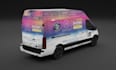 design car, van, truck, trailer, vehicle wrap design