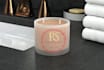 do luxury candle label , candle logo and product label
