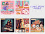 illustrate a retro comic book page or cover