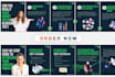 design linkedin, instagram carousel, social media carousel